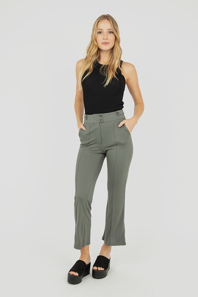 Pantalon liso deals