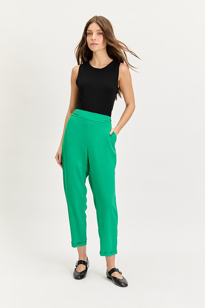 Pantalon liso clearance