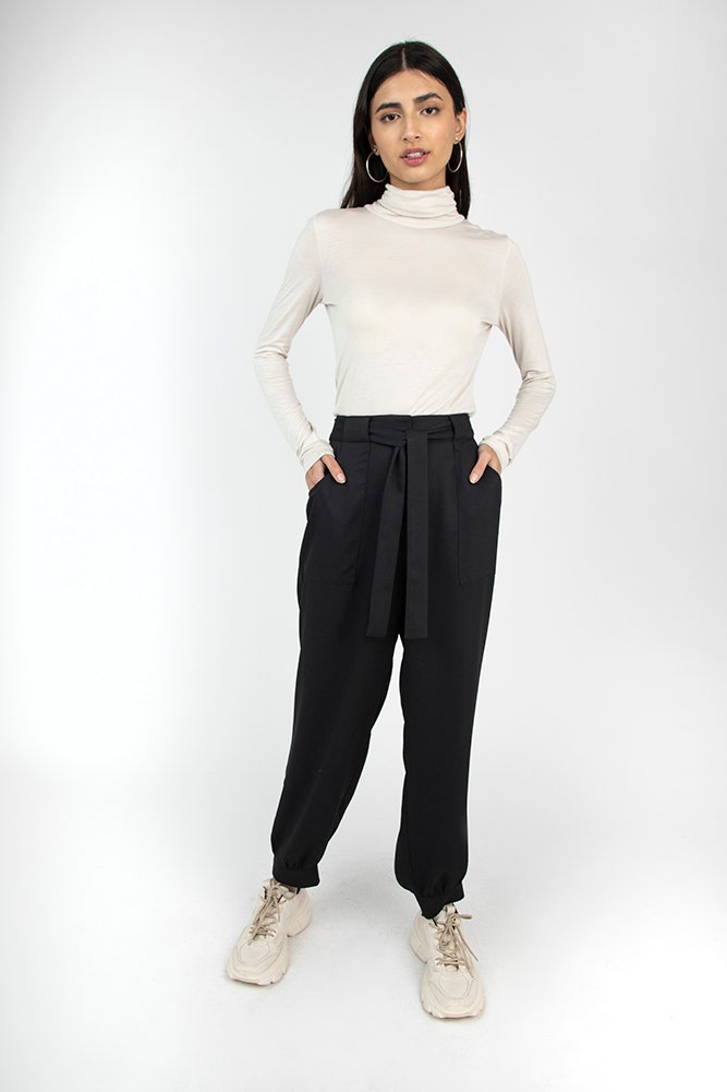 IO CHILE Pantalon Bombacho Con Lazo Io
