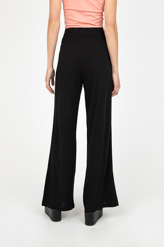 PANTALON PALAZZO LIVIANO LOOK LINO