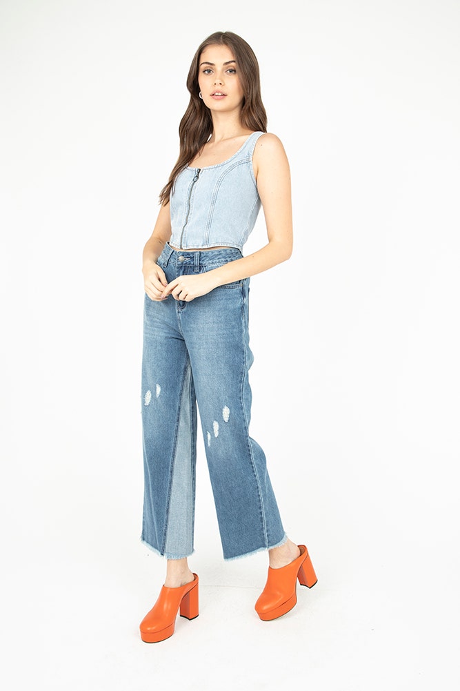 CORSET DENIM