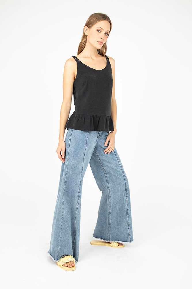 BLUSA LYOCELL TRENZA EN TIRANTES