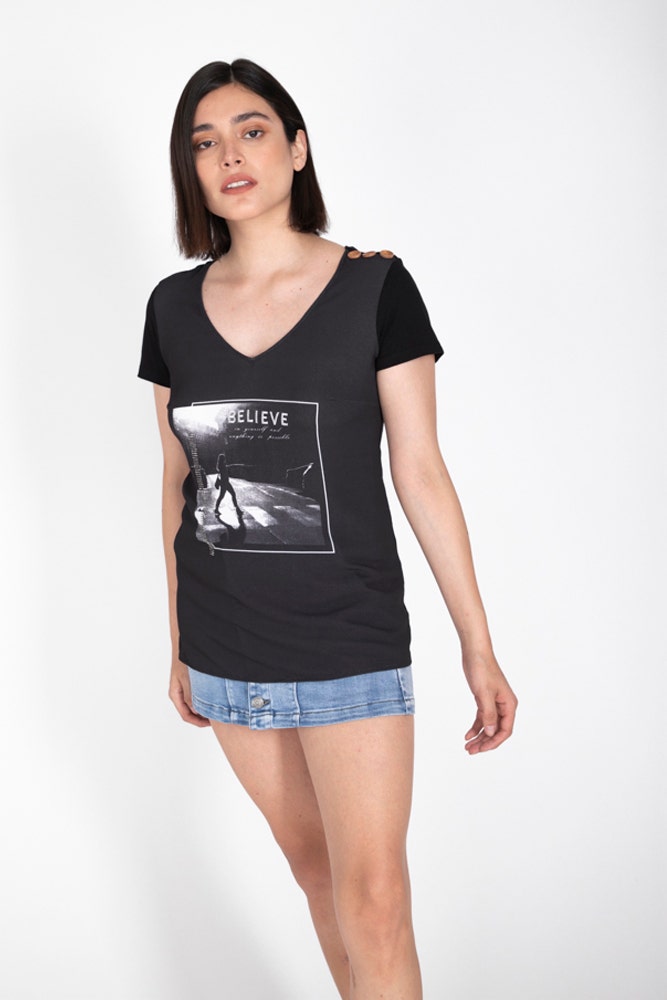 POLERA MANGA CORTA