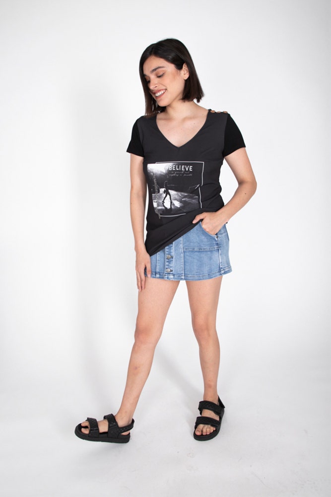 POLERA MANGA CORTA