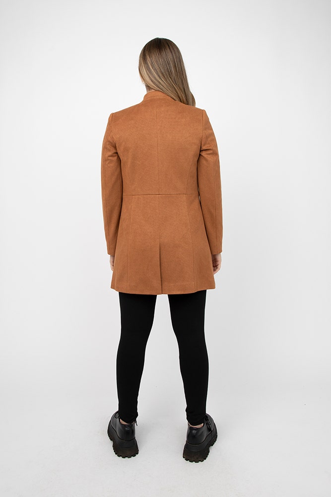 BLAZER LARGO CON CRUCE 