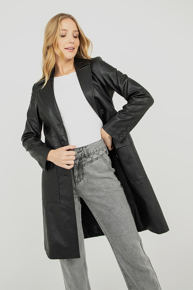 IMPERMEABLE (TRENCH) LISO